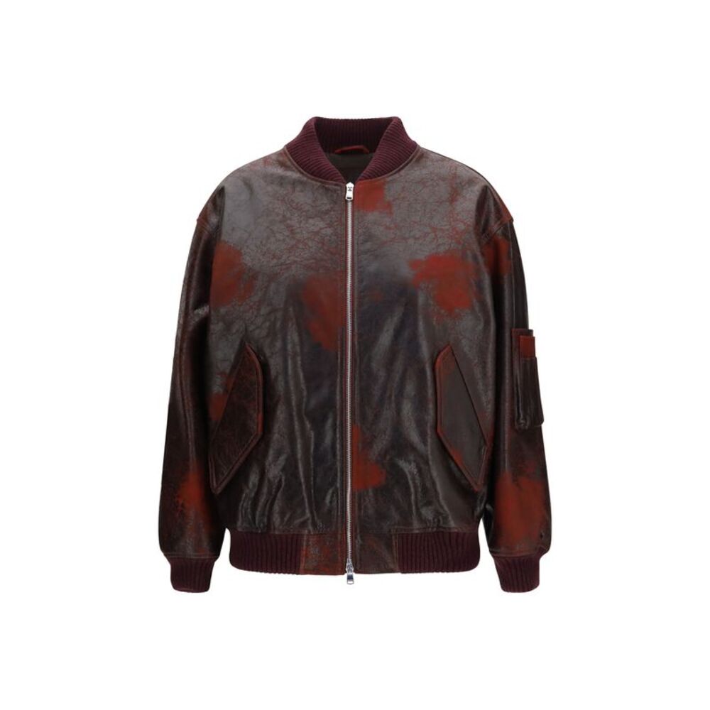 Valstar Women Oversized Crackle Nappa Bomber